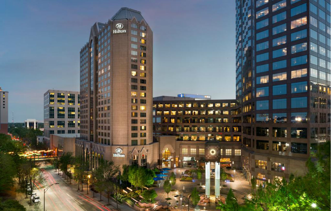Hilton Charlotte Uptown Hotell Exteriör bild